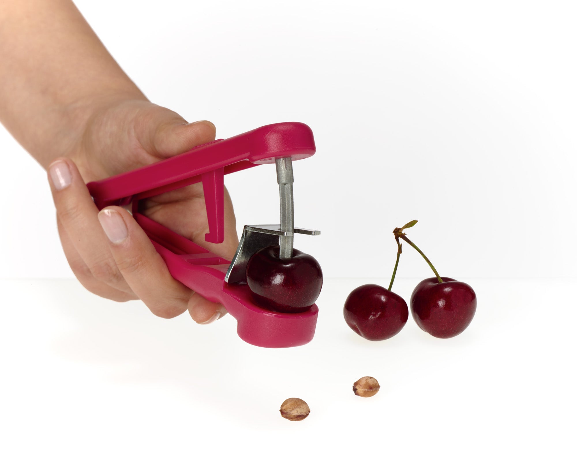 Metaltex Stainless Steel Cherry Stoner, 15 Cm