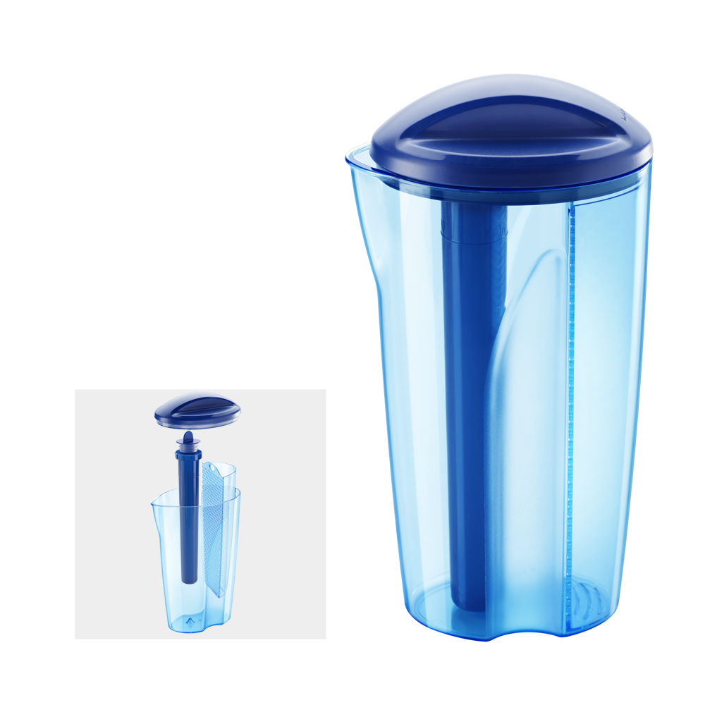 Metaltex Plastic Body Ice Tea Jug, Printed Box