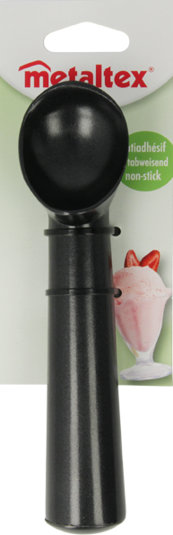 Metaltex Aluminium Non-Stick Ice Cream Scoop, Carded, 18 Cm