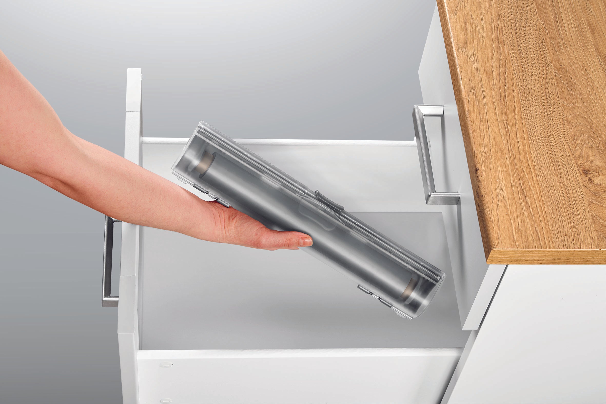 Metaltex Kitchen Rolls Dispenser, 5.5X7.8X35.6 Cm