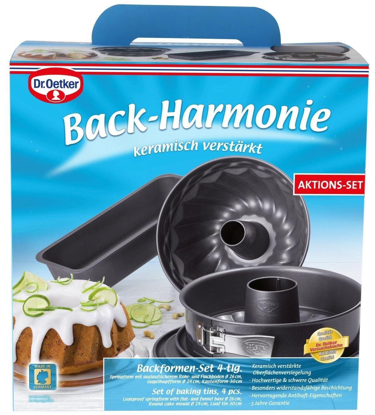 Dr. Oetker "Back-Harmonie" Baking Tin Set, Set Of 4 - Whole and All