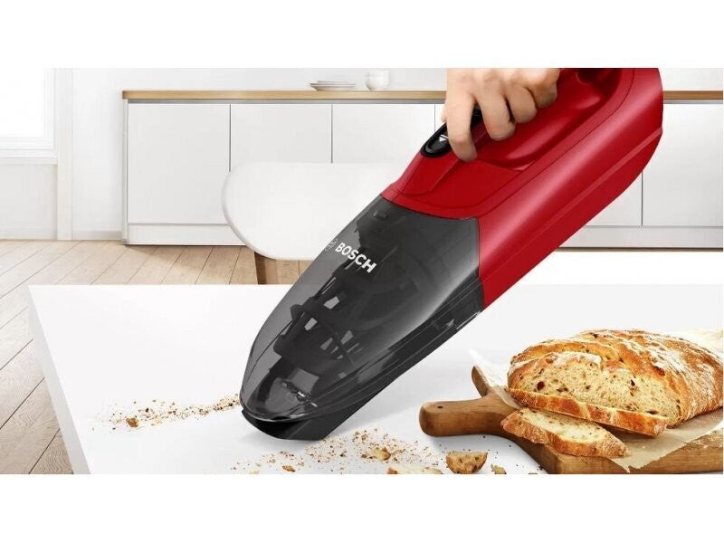 Bosch BBHF214R Rechargeable Handstick Vacuum Cleaner, Move Serie2, 14.4V (Red)