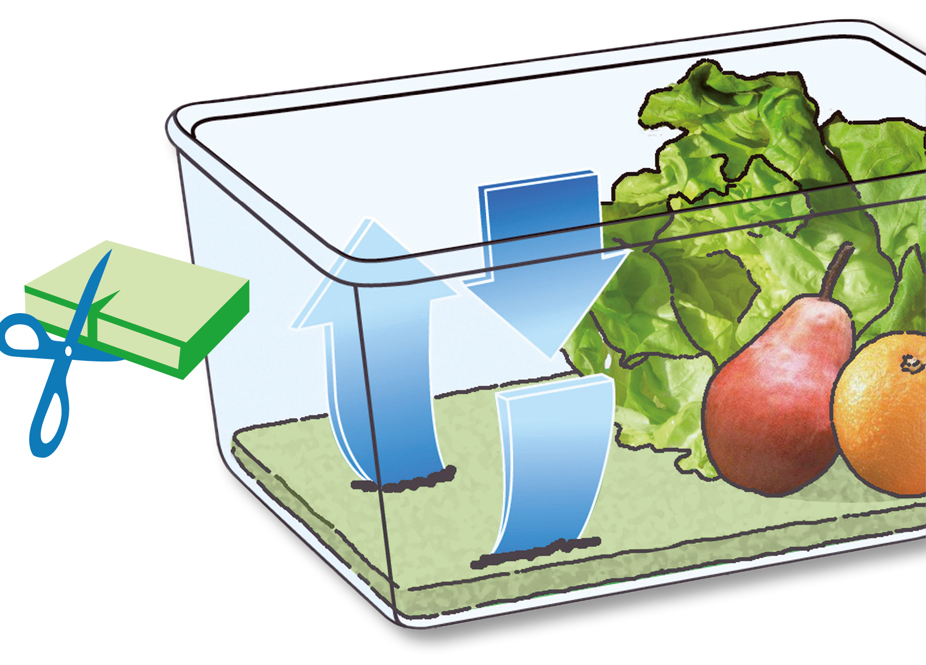 Metaltex Frisko Anti-Mould Fridge Mat