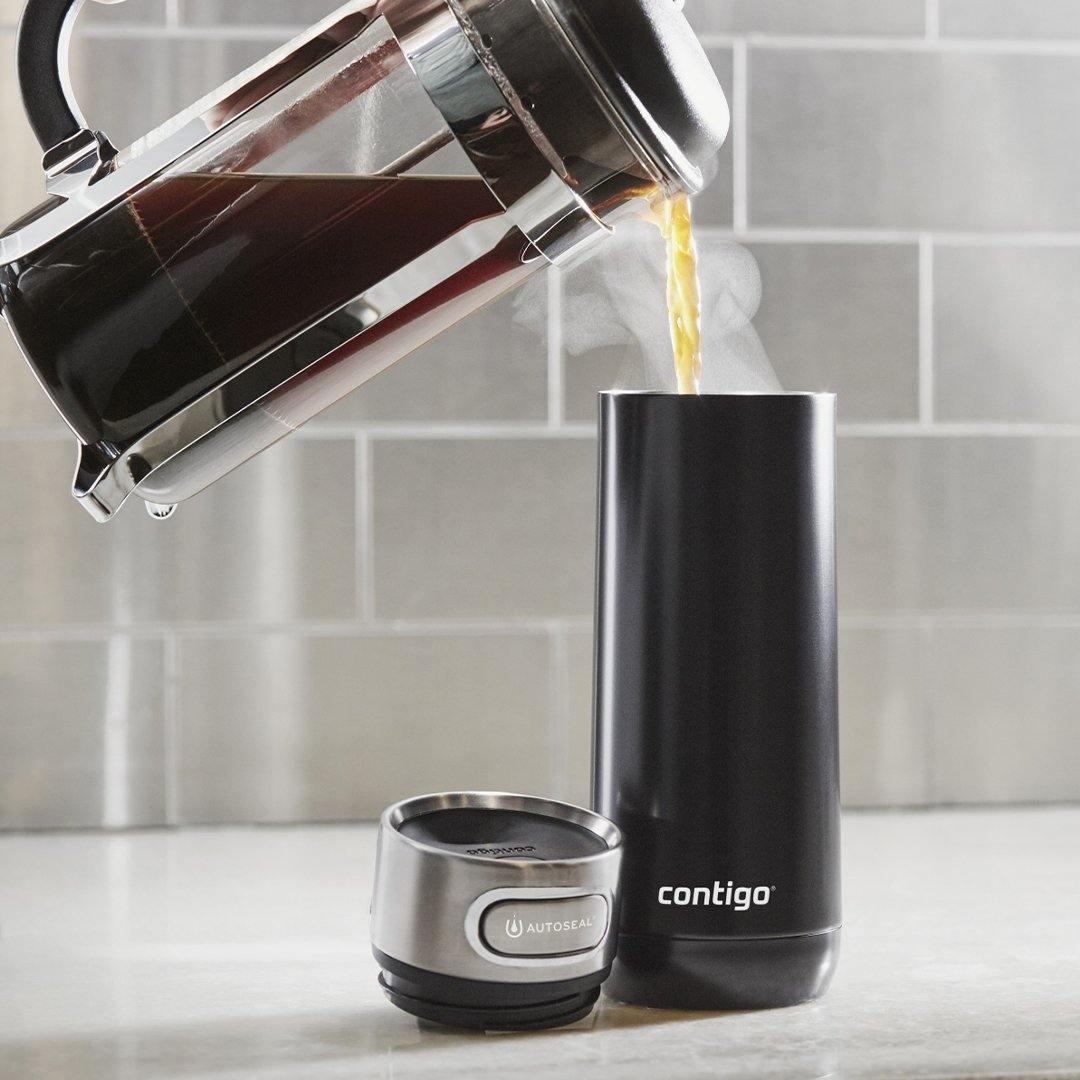 Contigo Autoseal Luxe Vacuum Insulated Stainless Steel Travel Mug 360ml black Contigo travel mug - Whole and All