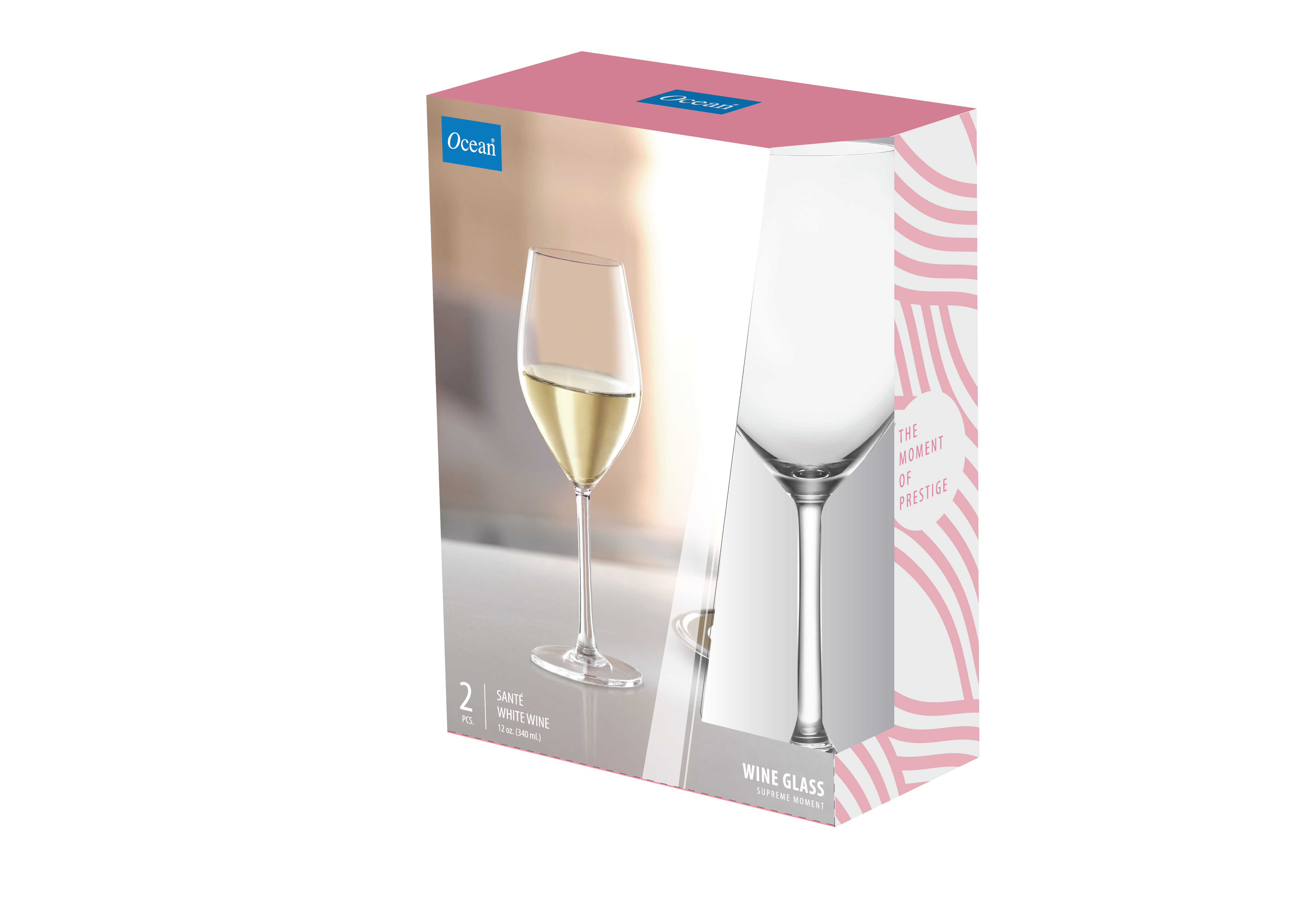 Ocean Sante White Wine, 340 ml (Set of 2 Pcs)