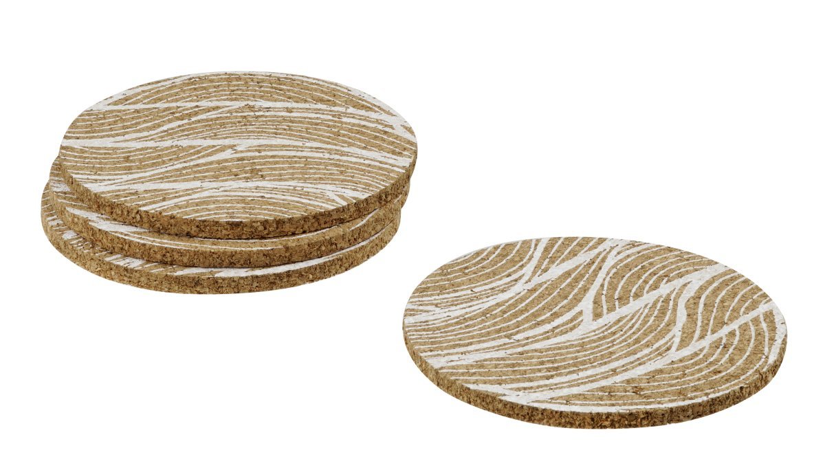 Fackelmann Cork Coasters