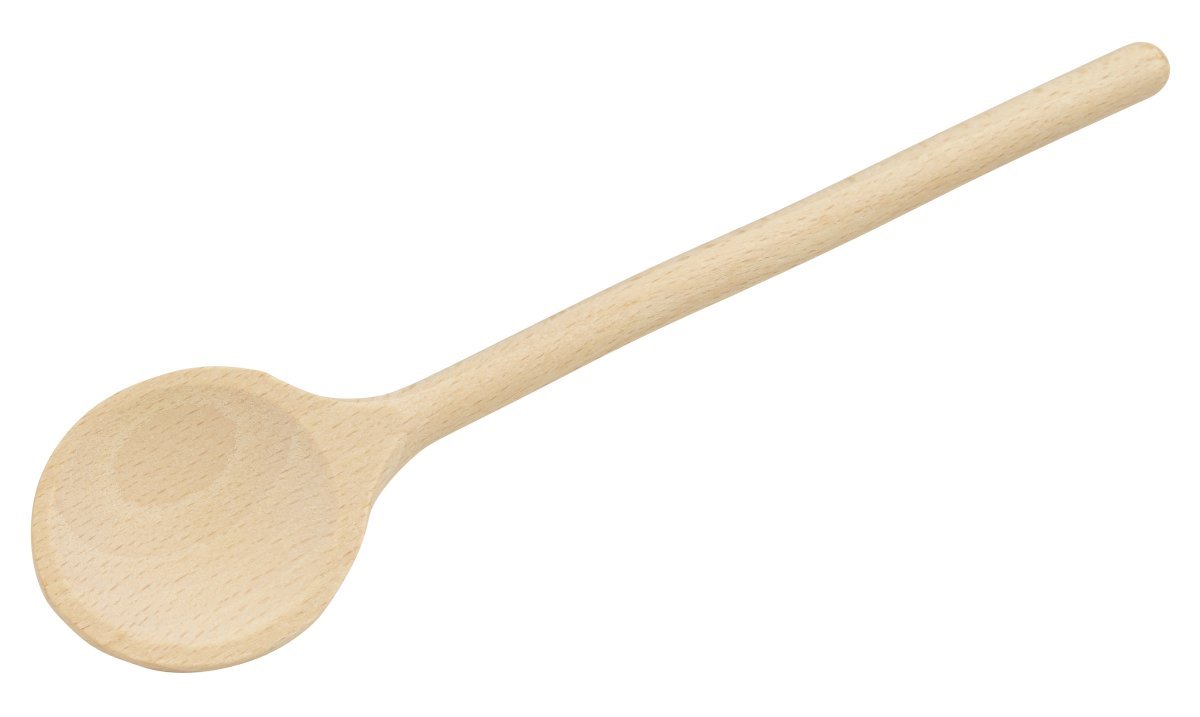 Fackelmann Nature Beech Wood Spoon/Turner Set, 4 pieces