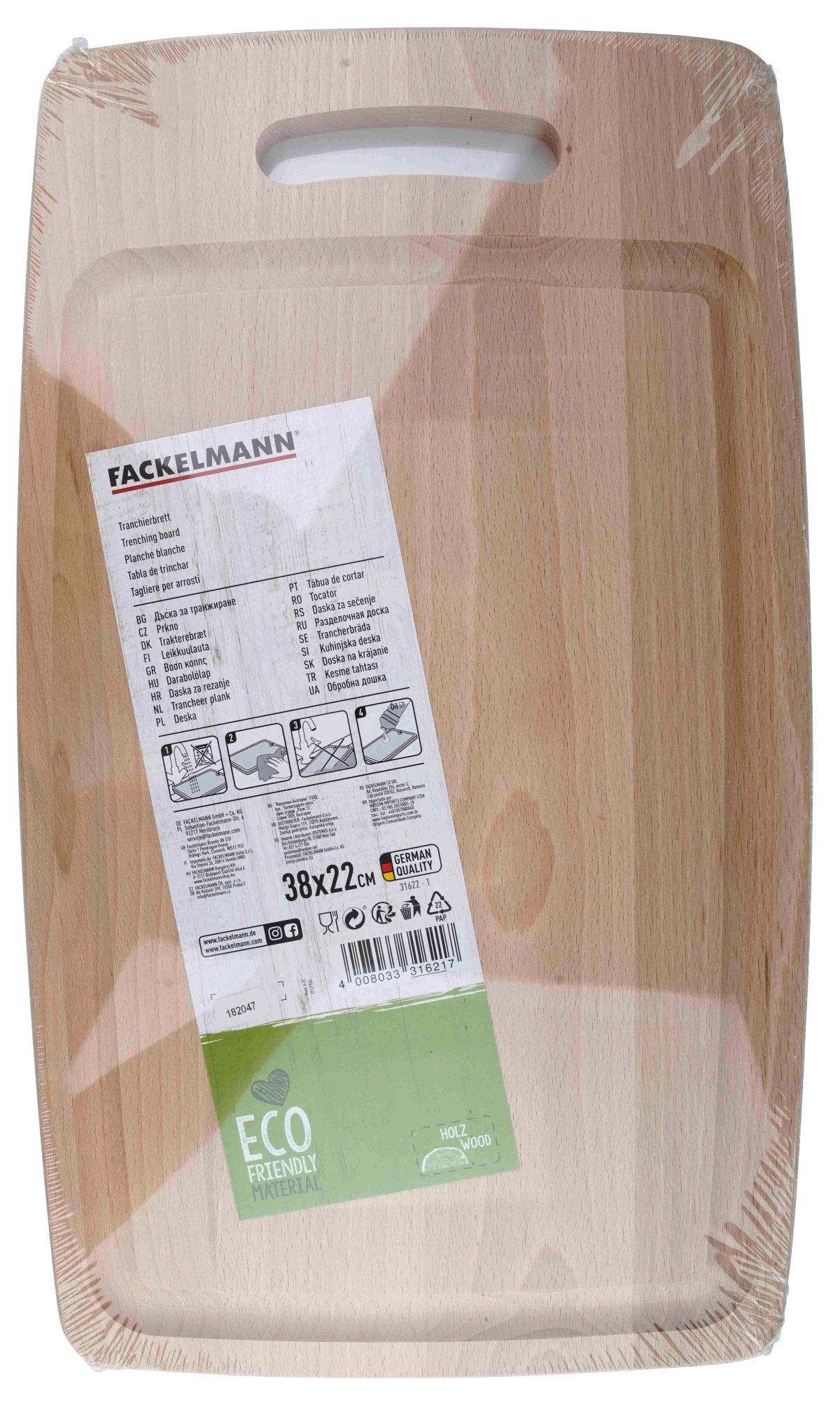 Fackelmann Carving Board, Beech
