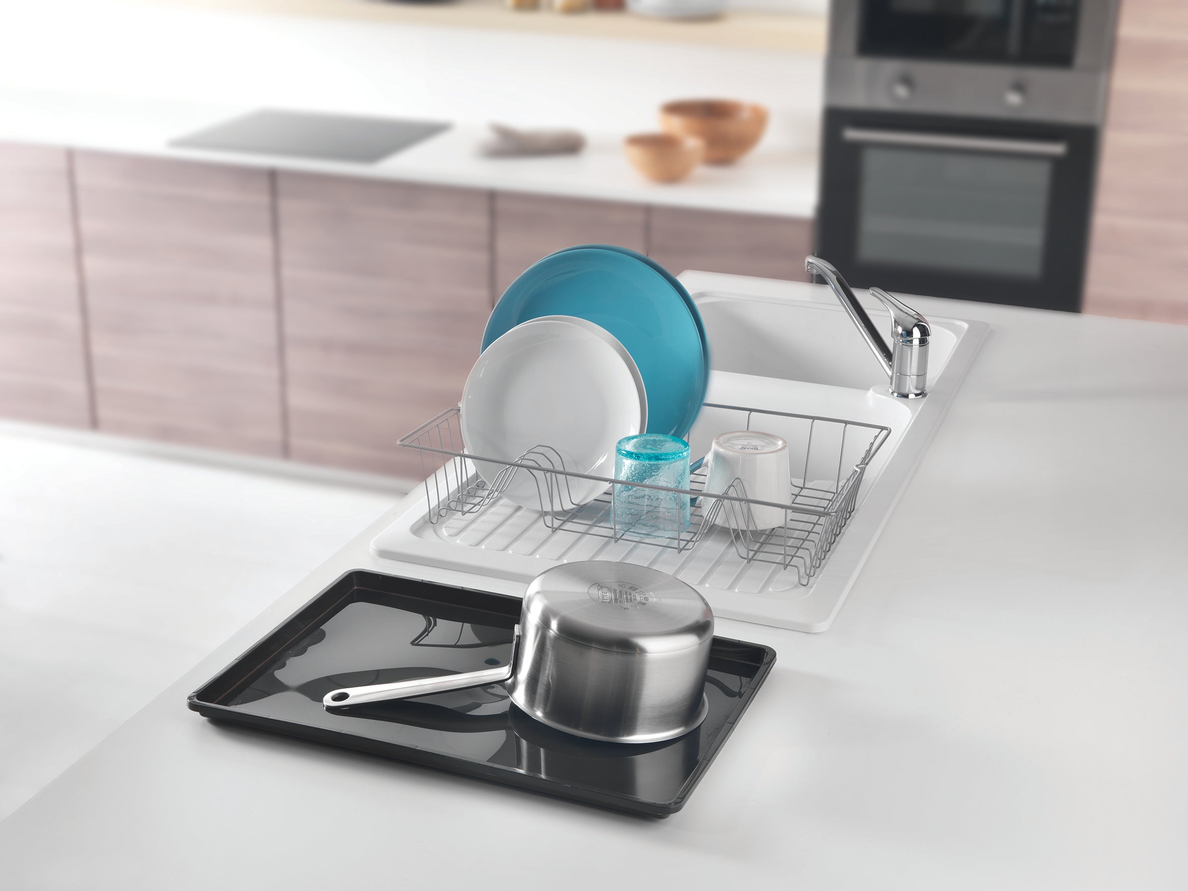 Metaltex Plastic Tray, Dish Drainer, 48X30X10 Cm