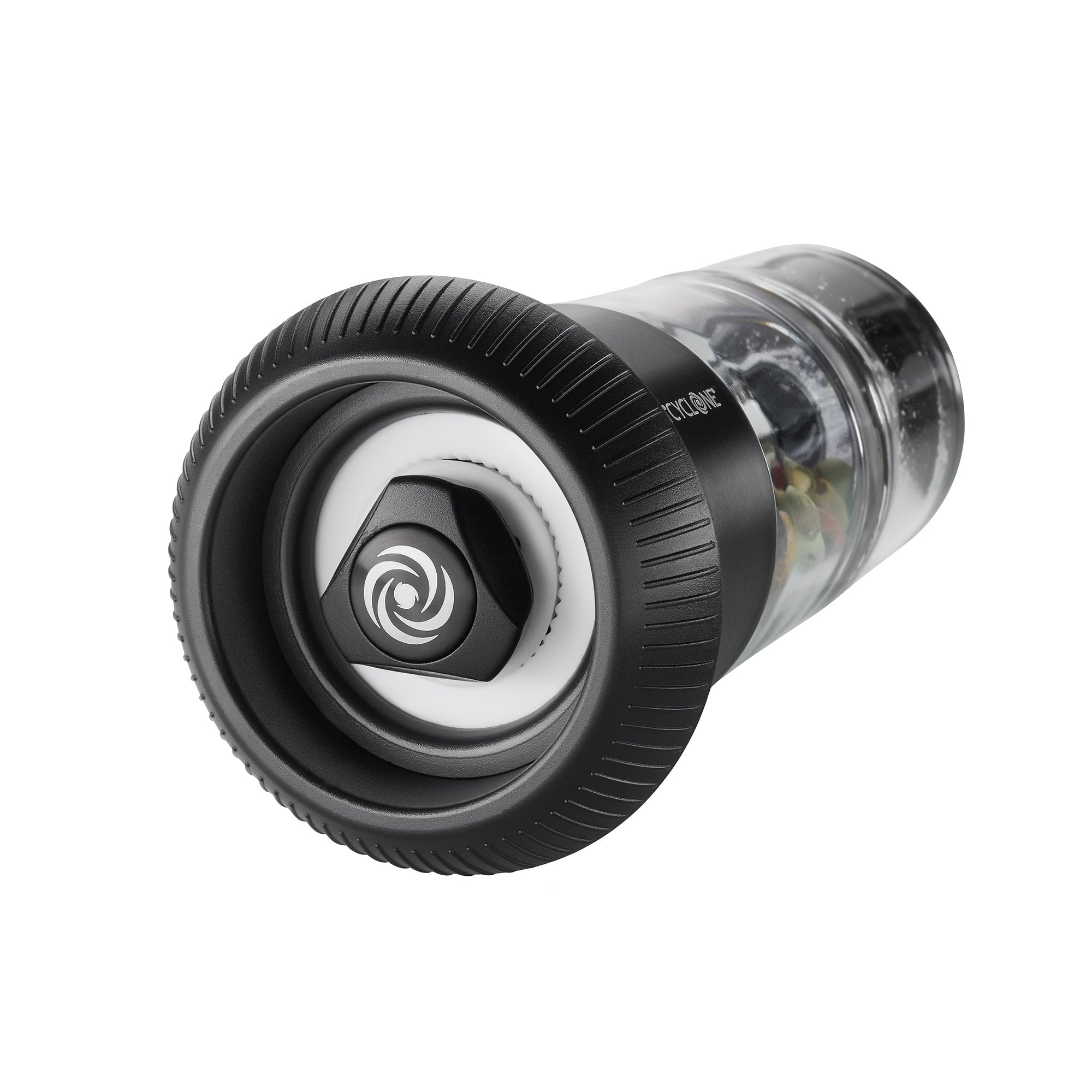 GEFU Pepper Mill With Salt Shaker X-Plosion®, Black - Whole and All