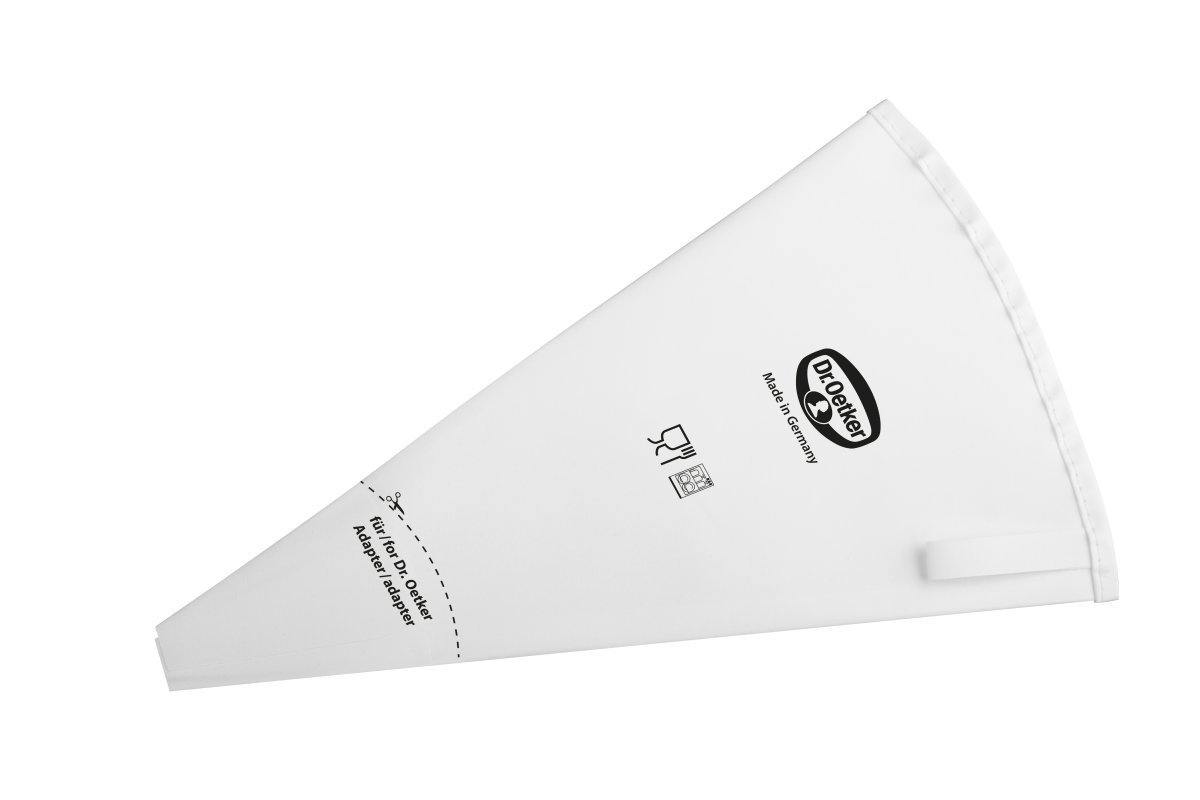Dr. Oetker Nozzle Manufacture Cotton Piping Bag, White, 28X10X1 cm - Whole and All
