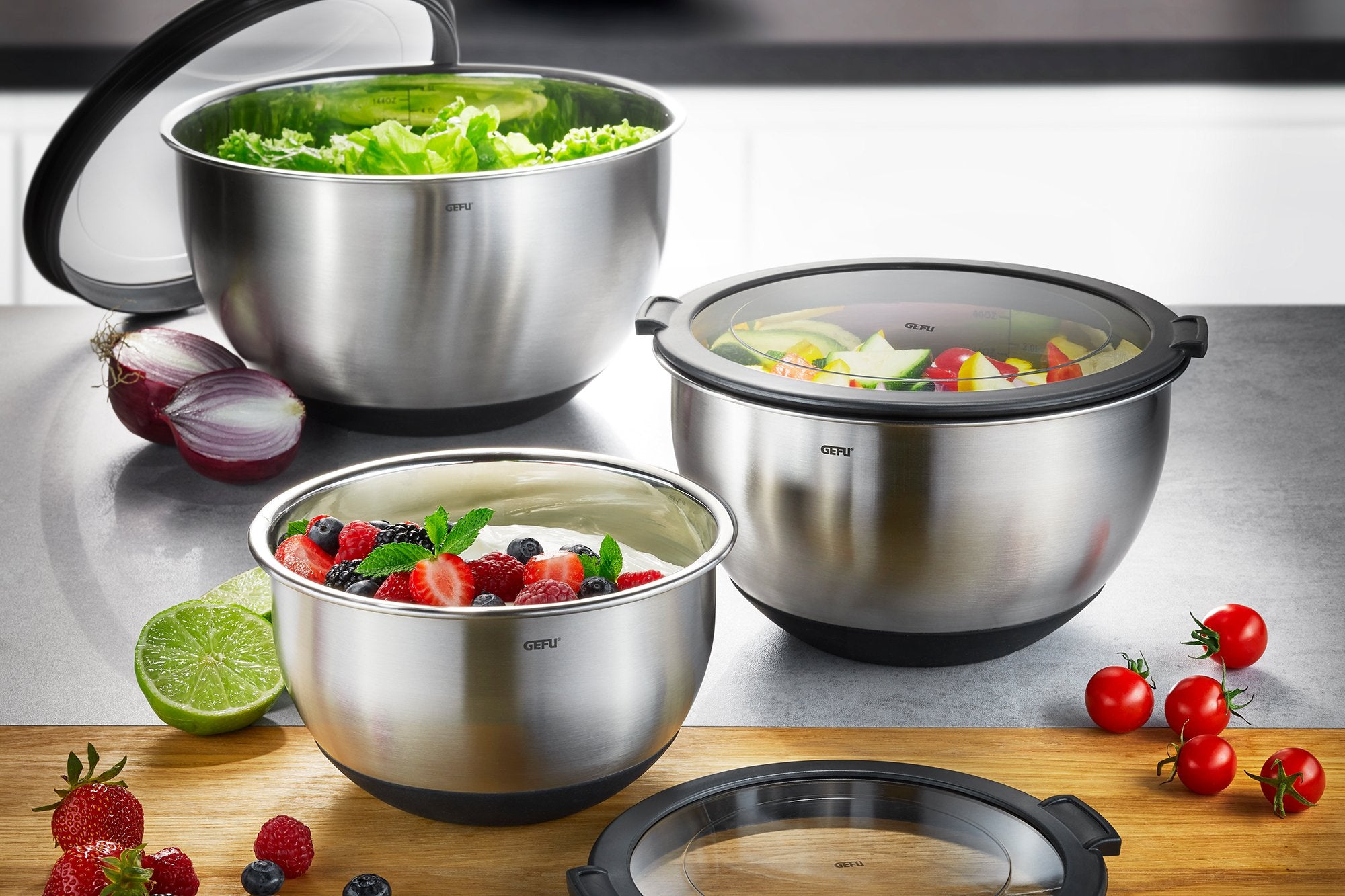 GEFU Stainless Steel Bowl Muovo, Ø 16 Cm - Whole and All