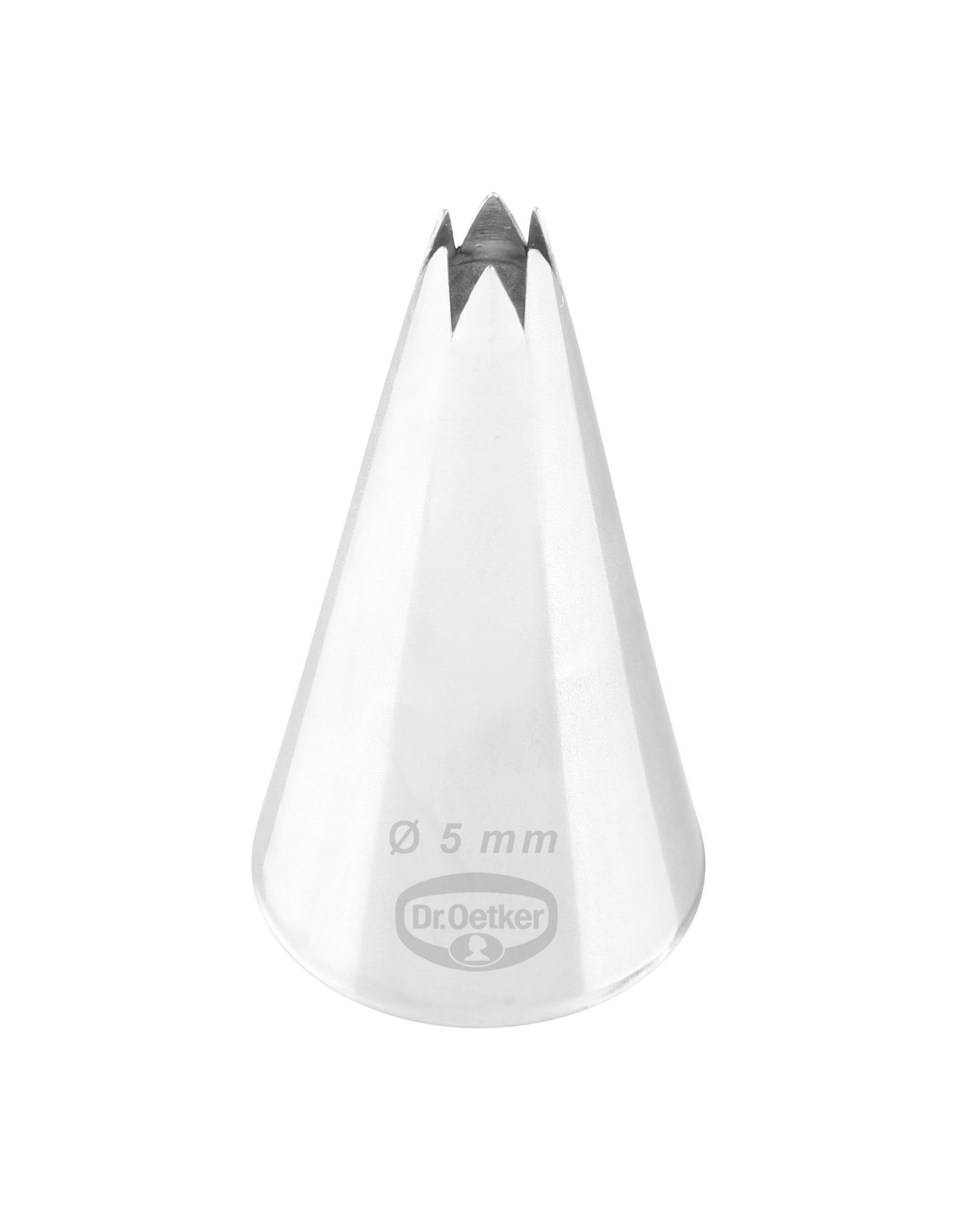 Dr. Oetker Stainless Steel Nozzle, Variant Shapes - Whole and All