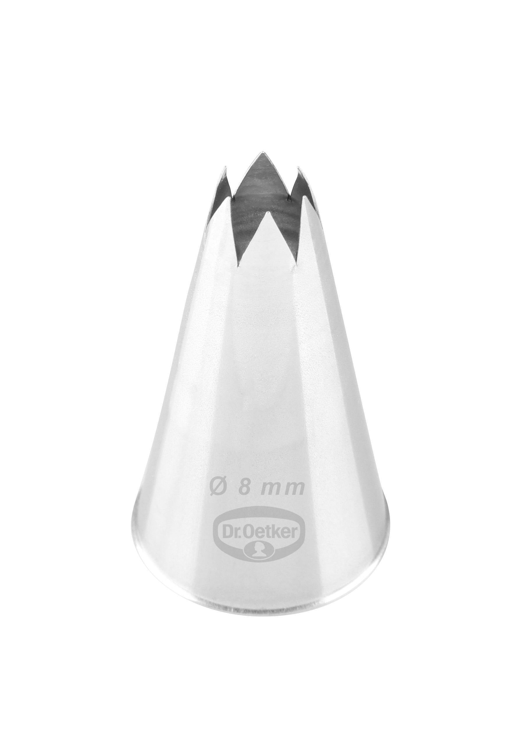 Dr. Oetker Stainless Steel Nozzle, Variant Shapes - Whole and All