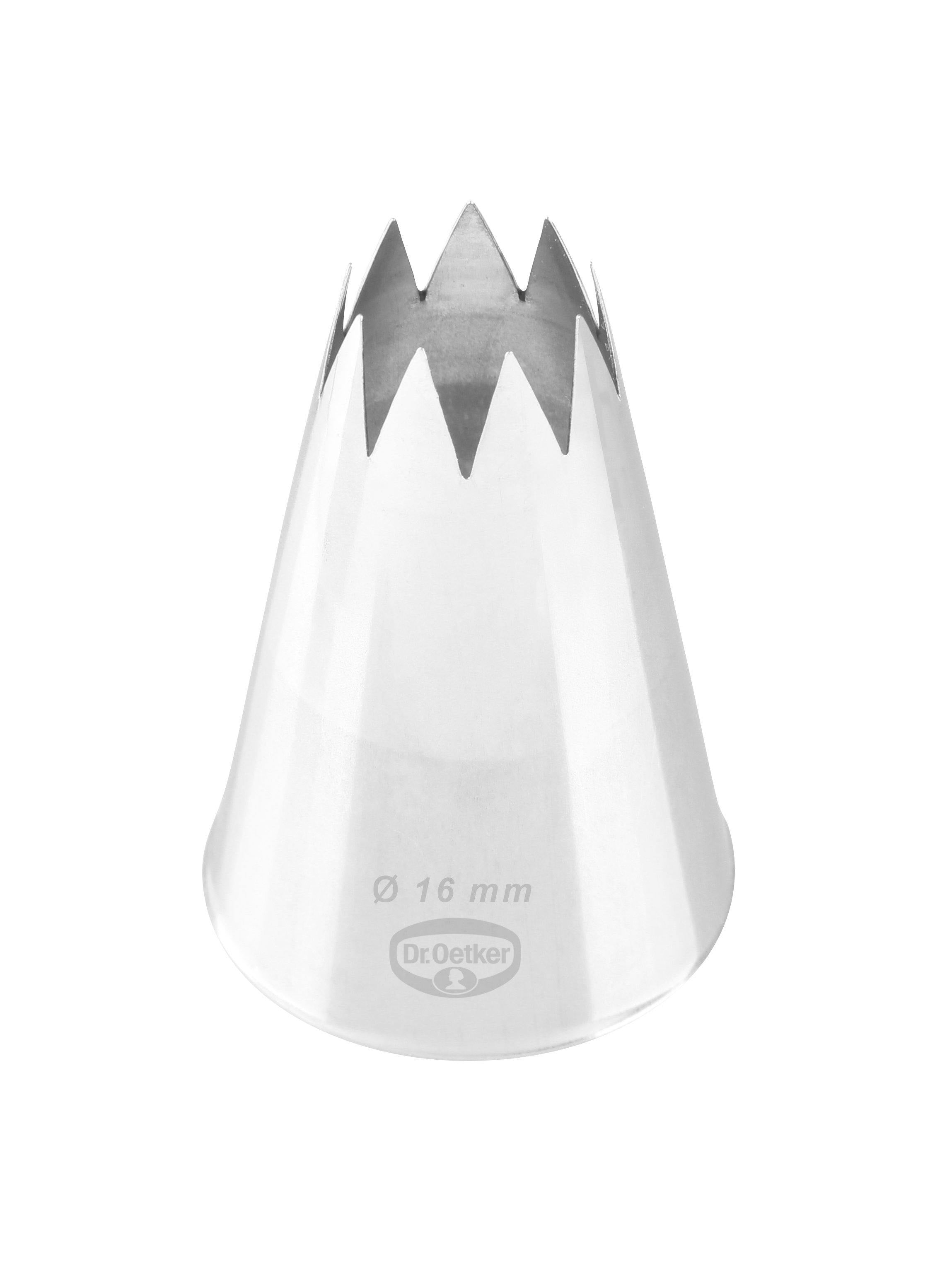Dr. Oetker Stainless Steel Nozzle, Variant Shapes - Whole and All