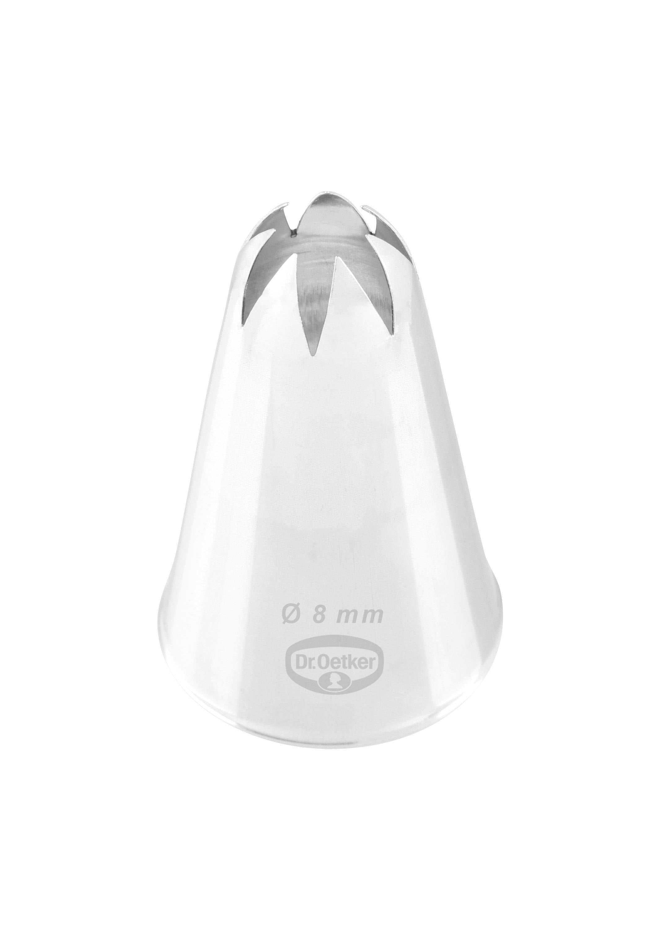 Dr. Oetker Stainless Steel Nozzle, Variant Shapes - Whole and All