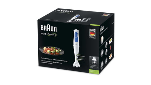 Braun MultiQuick 3 Hand Blender, 700W (White/Blue)