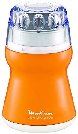 Moulinex The Original Coffee & Spice Mill/Grinder, 50g, 180w (Orange)