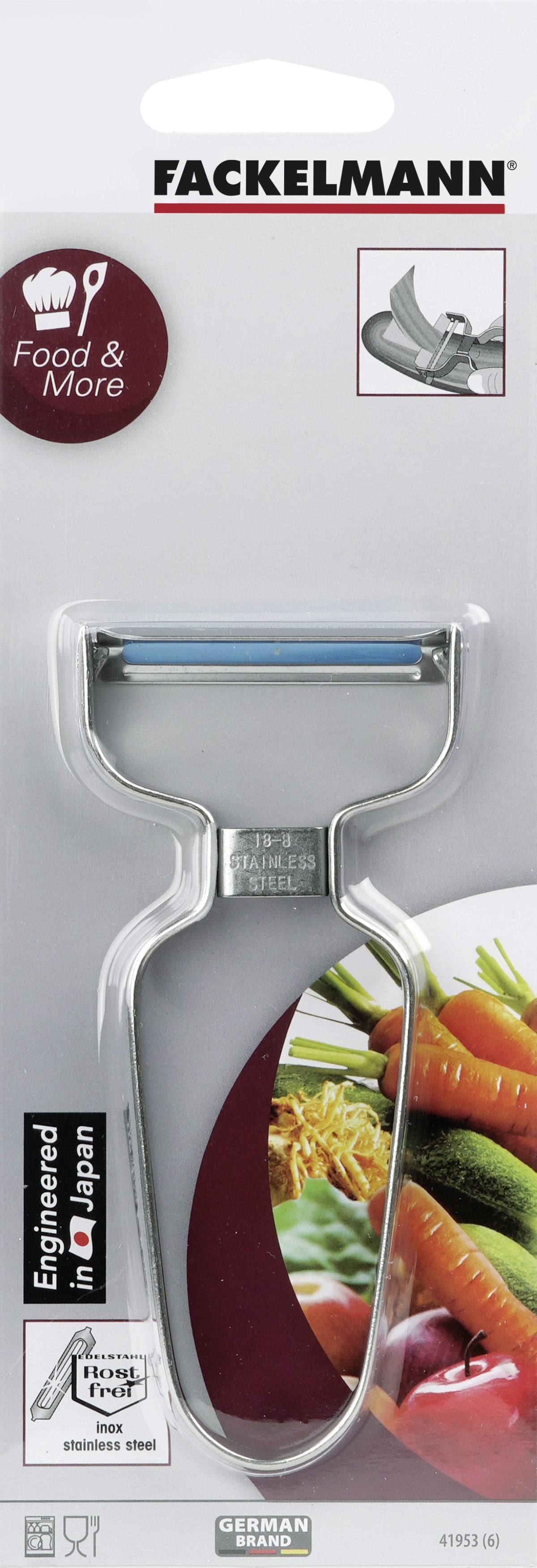 Fackelmann Stainless Steel Vegetable Peeler
