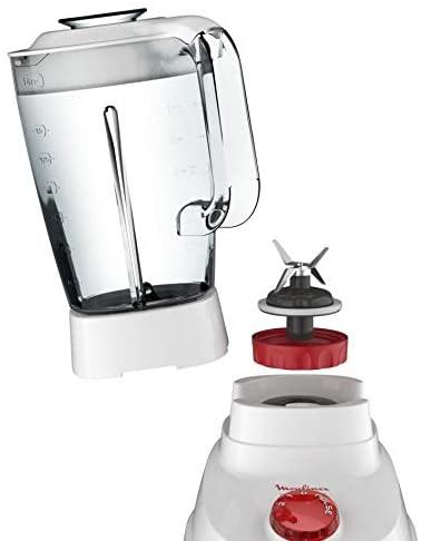 Moulinex Super Blender 2 Attachments, 700W (White Black) - Whole and All