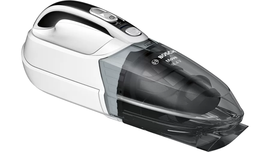 Bosch Rechargeable Vacuum Cleaner Move, 14.4V (White) - Whole and All
