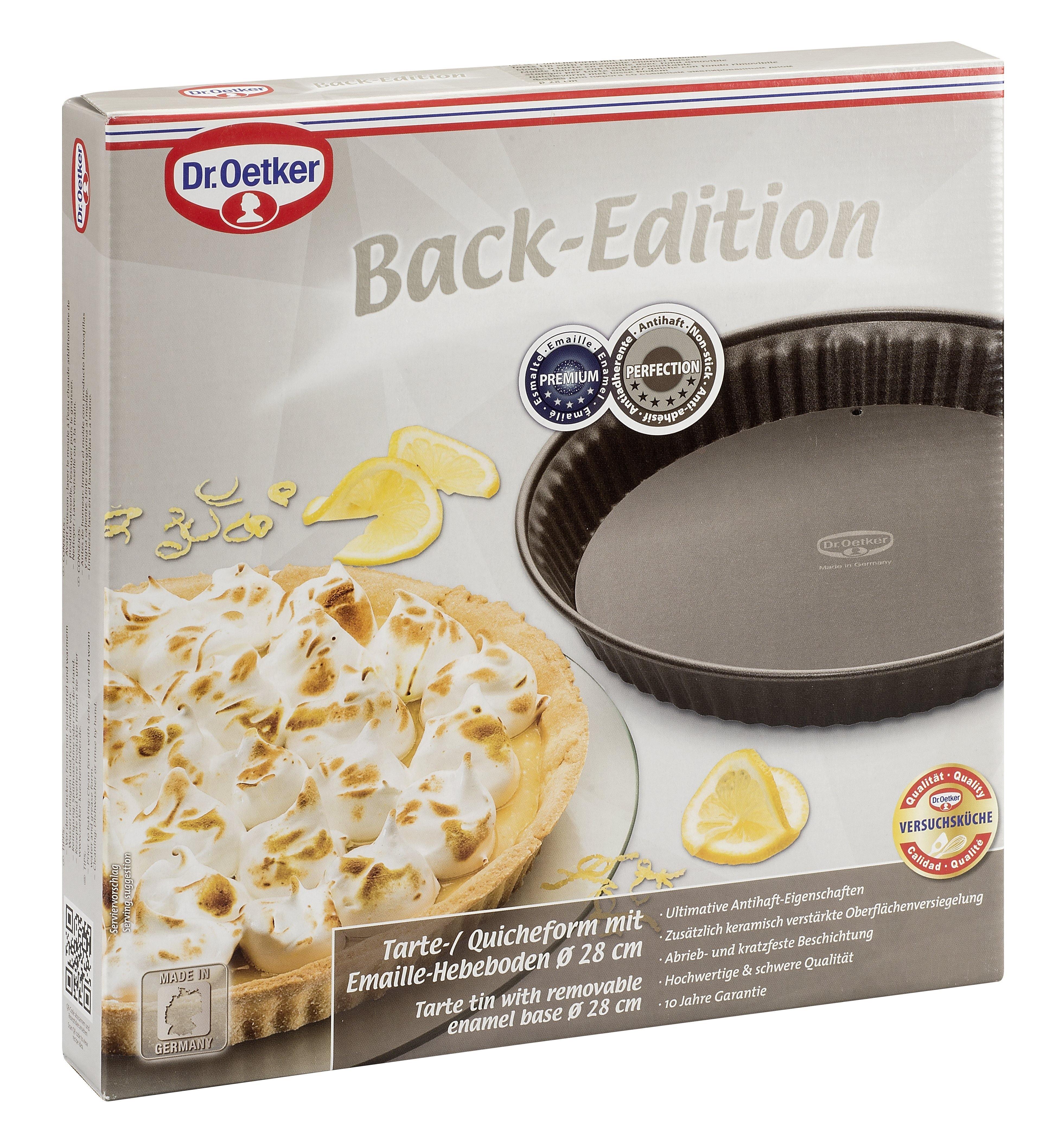 Dr. Oetker "Back-Edition" Tart Tin With Removable Enamel Base, Brown, 28X5 Cm - Whole and All