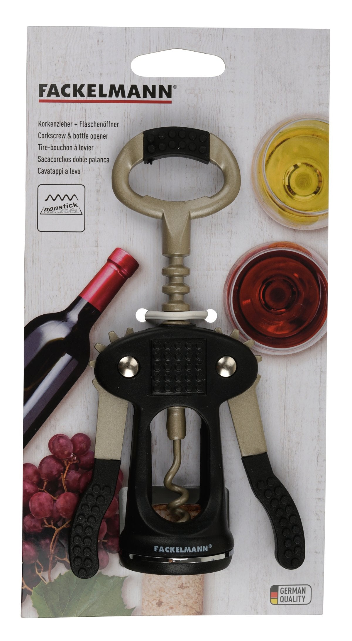 Fackelmann Corkscrew & Bottle Opener