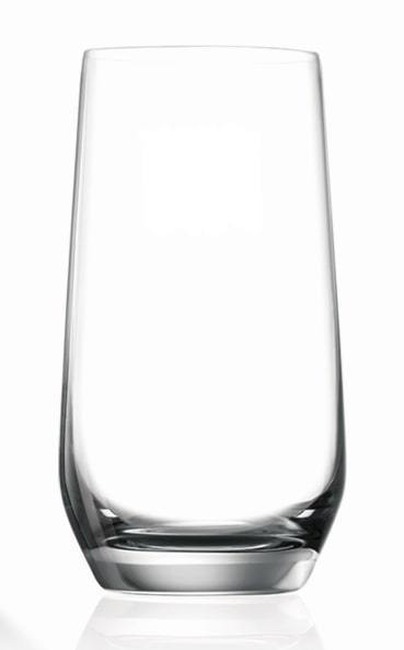 Lucaris Crystal Hong Kong Hip Long Drink Set Of 6 Pcs - Whole and All