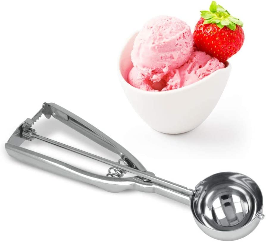Metaltex Stainless Steel Ice Cream Scoop, Carded