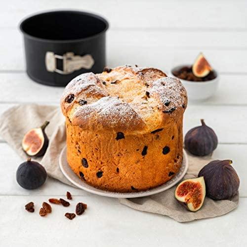 Zenker "Special Countries" Panettone Cake Tin, Black, 18.5X10 cm - Whole and All