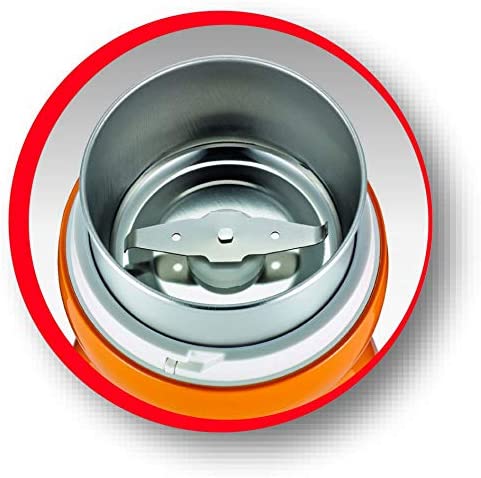 Moulinex The Original Coffee & Spice Mill/Grinder, 50g, 180w (Orange)