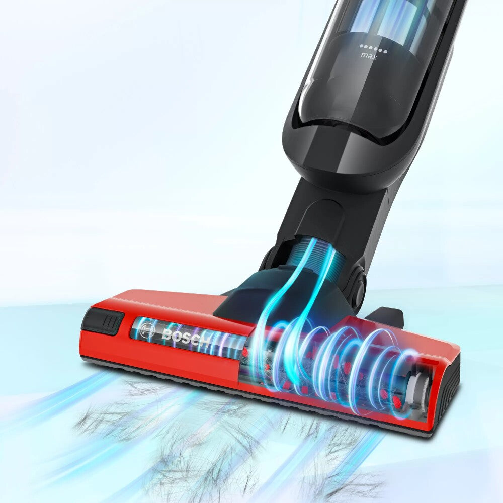 Bosch Rechargeable Handstick Vacuum Cleaner Athlet ProAnimal 28Vmax Red