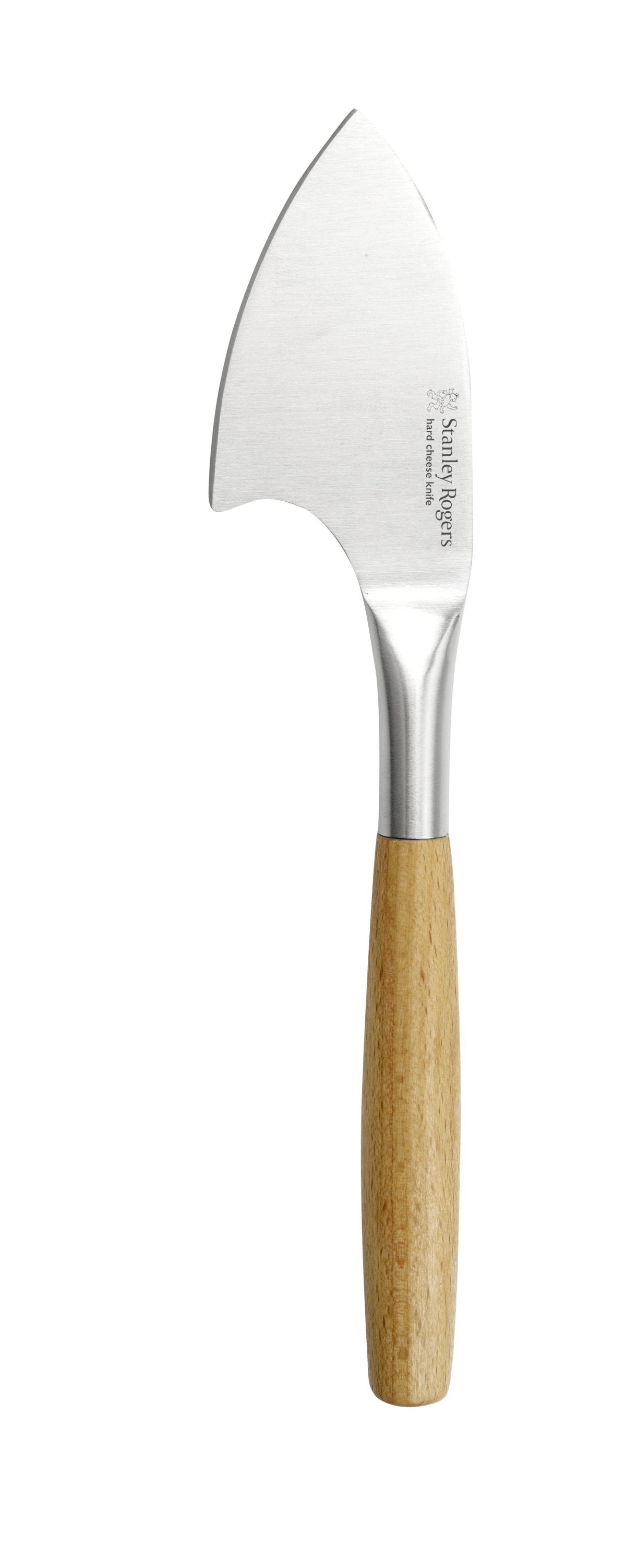 Stanley Rogers Cheese Knife Set For Cream, Stainless Steel, Beech Handle