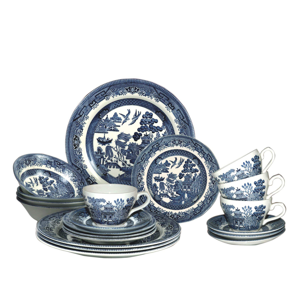 Churchill Blue Willow Mint Coupe Bowl, 20 cm "1 psc"