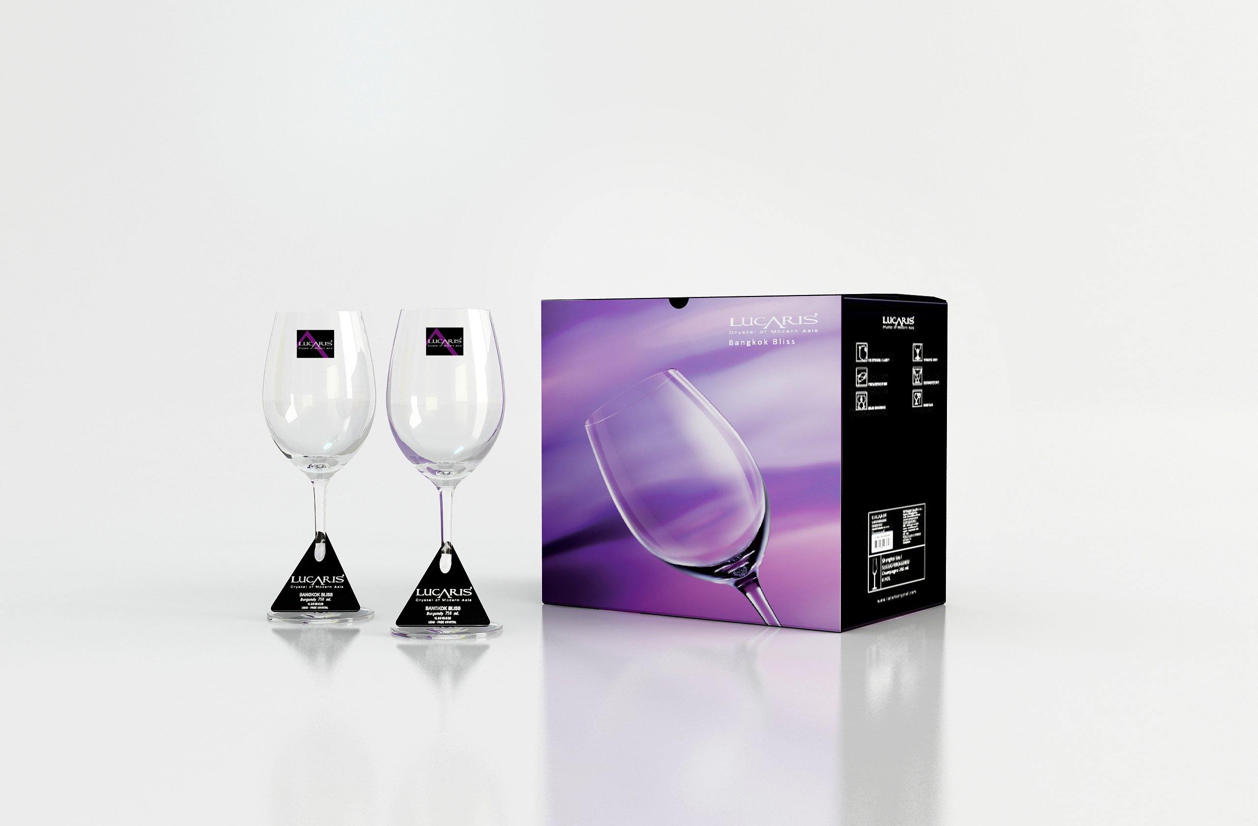 Lucaris Crystal Bangkok Riesling - Set Of 6 Pcs - Whole and All
