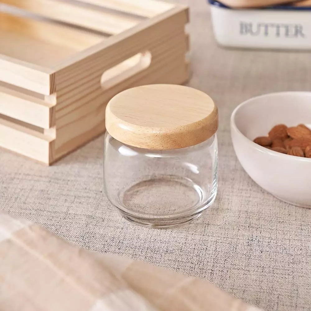 Ocean Pop Jar Wooden Lid, 325 ml