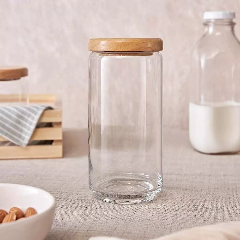 Ocean Pop Jar Wooden Lid, 1000 ml