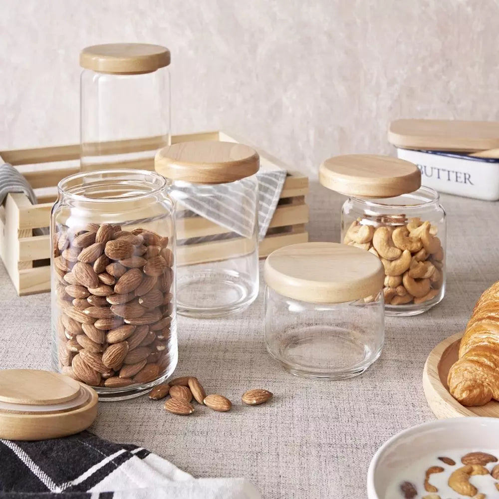 Ocean Pop Jar Wooden Lid, 500 ml