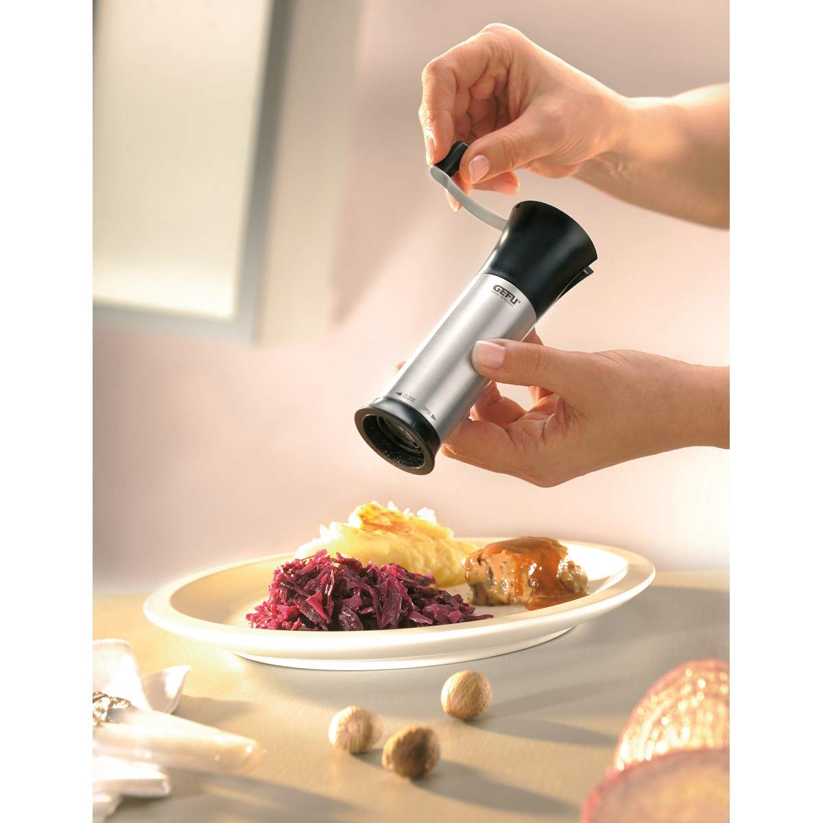 GEFU Nutmeg Mill Moscata - Whole and All