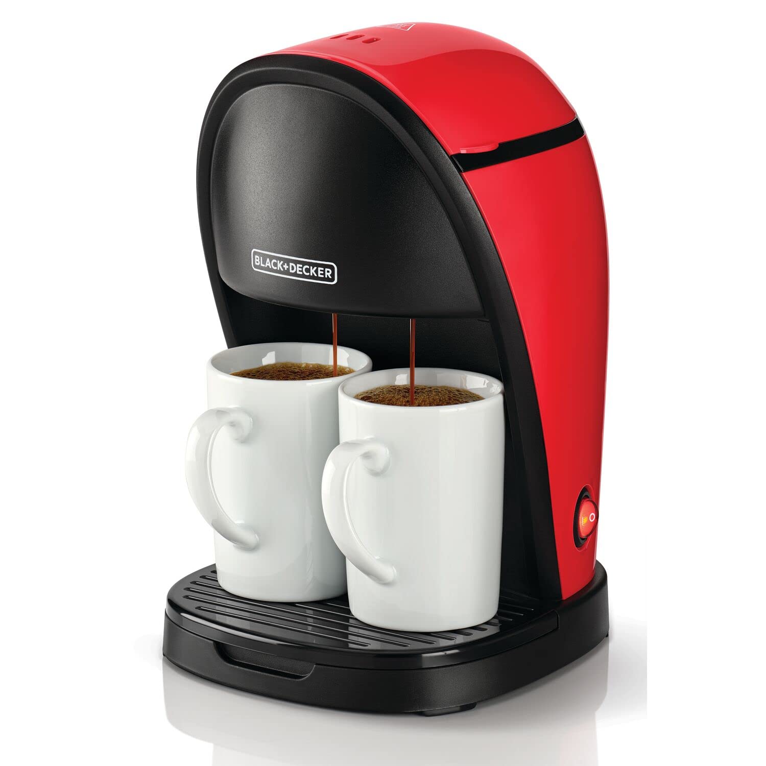 Black+Decker 450W 2 Cups Coffee Maker Machine 250ml Red
                Black+Decker 450W 2 Cups Coffee Maker Machine 250ml Red