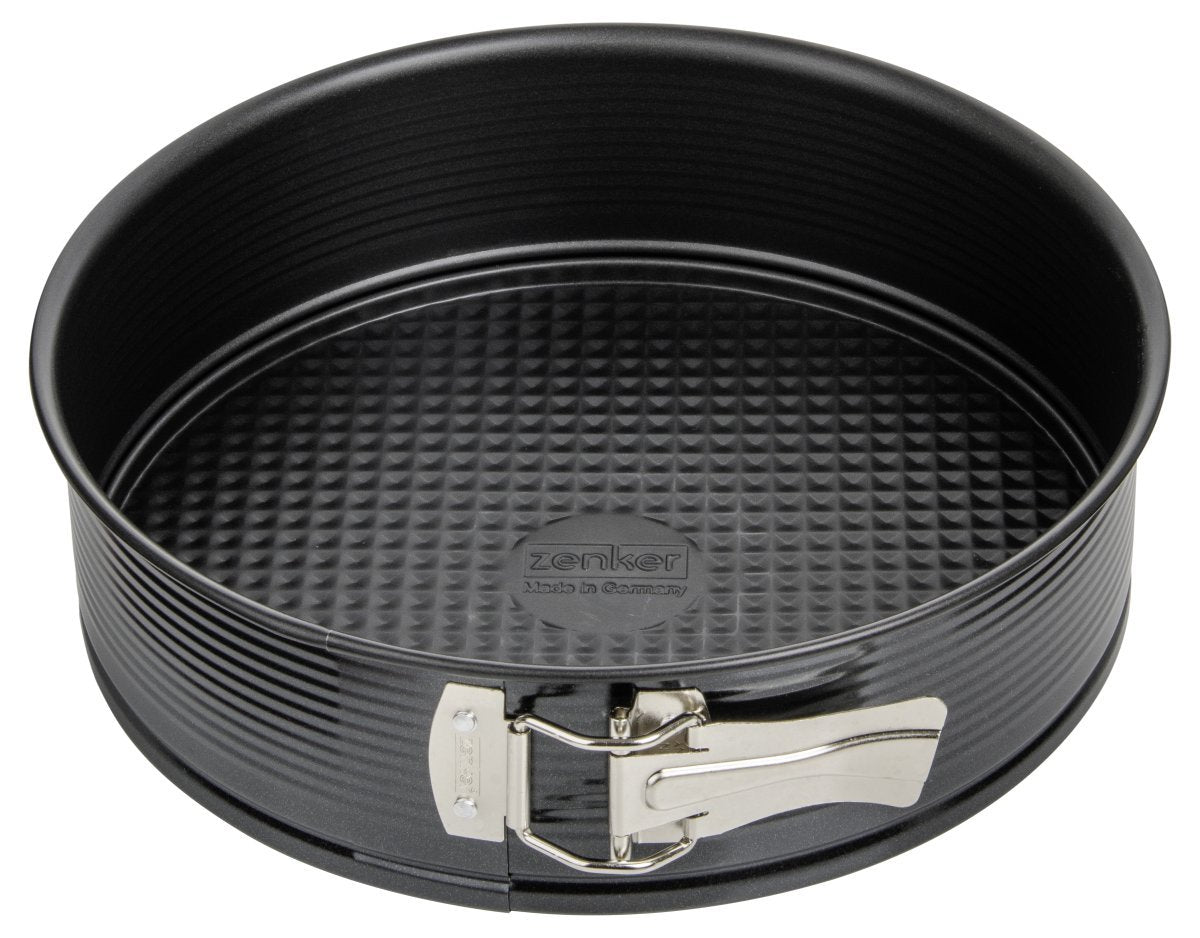 Zenker Black/Metallic Springform With Flat Base - Whole and All