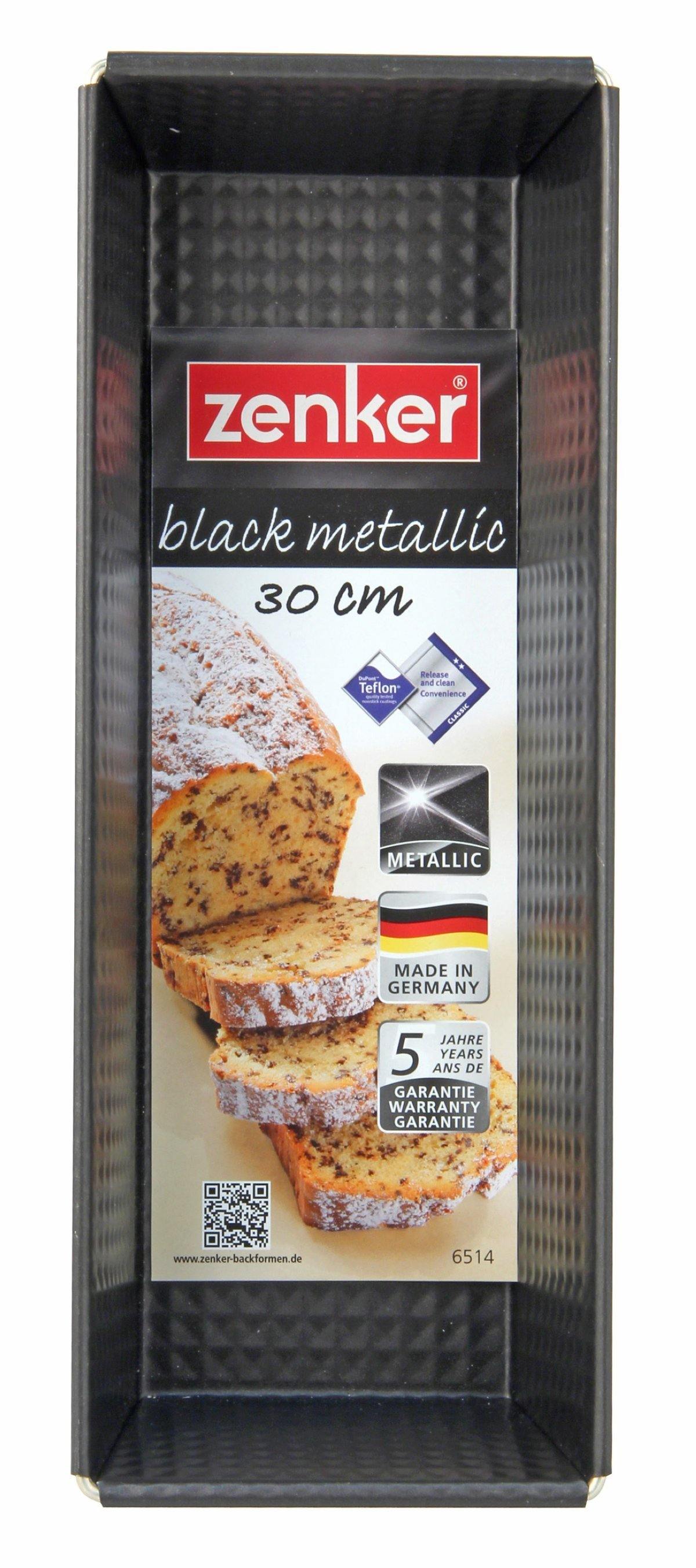 Zenker  "Black/Metallic" Loaf-Tin, Stainless Steel, 30.5X11.5X7 cm - Whole and All