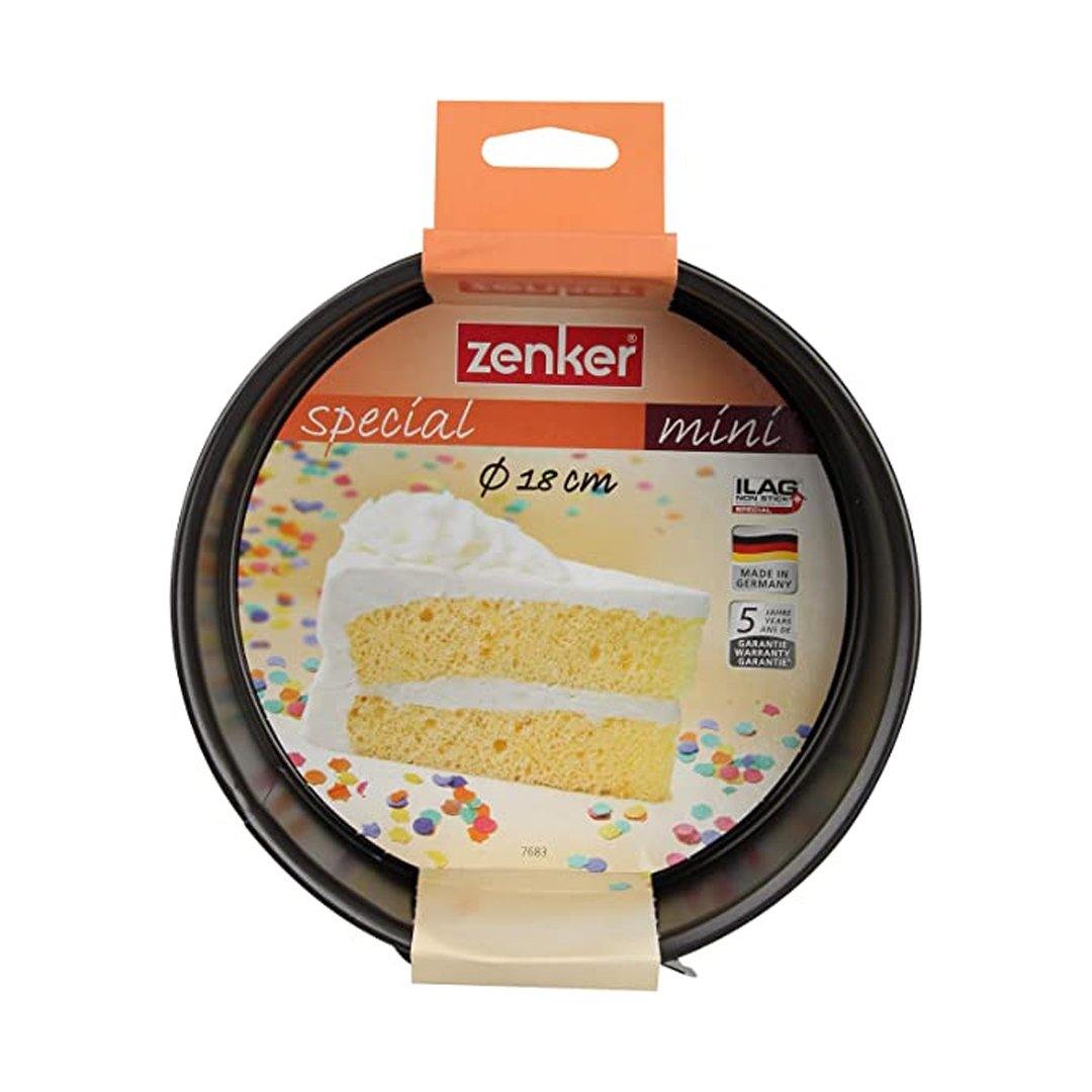 Zenker Springform"Special Mini" With Flat Base, Black, 18.5X6.5 cm - Whole and All