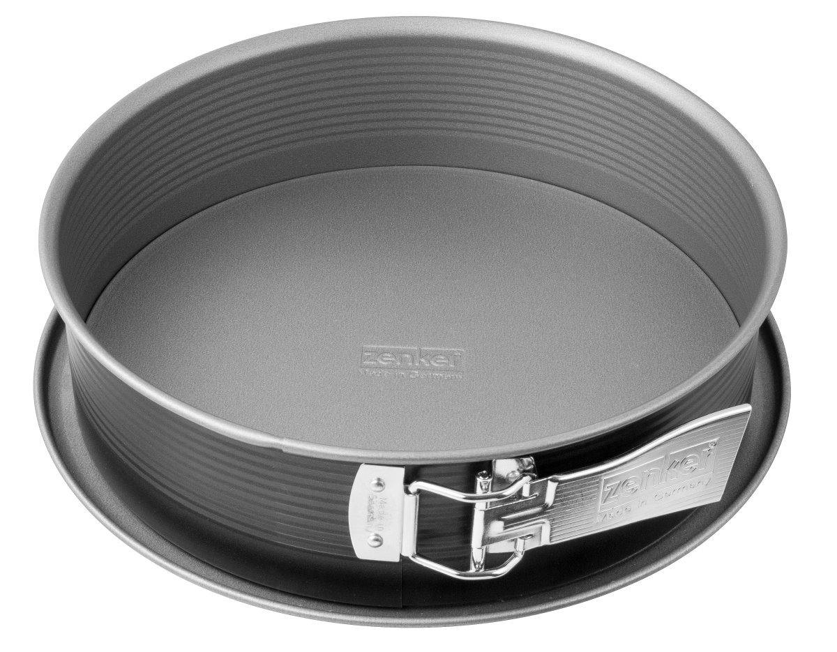 Zenker "Energy" Springform With Flat Base, Anthracite Silver, 27X6.5 cm - Whole and All