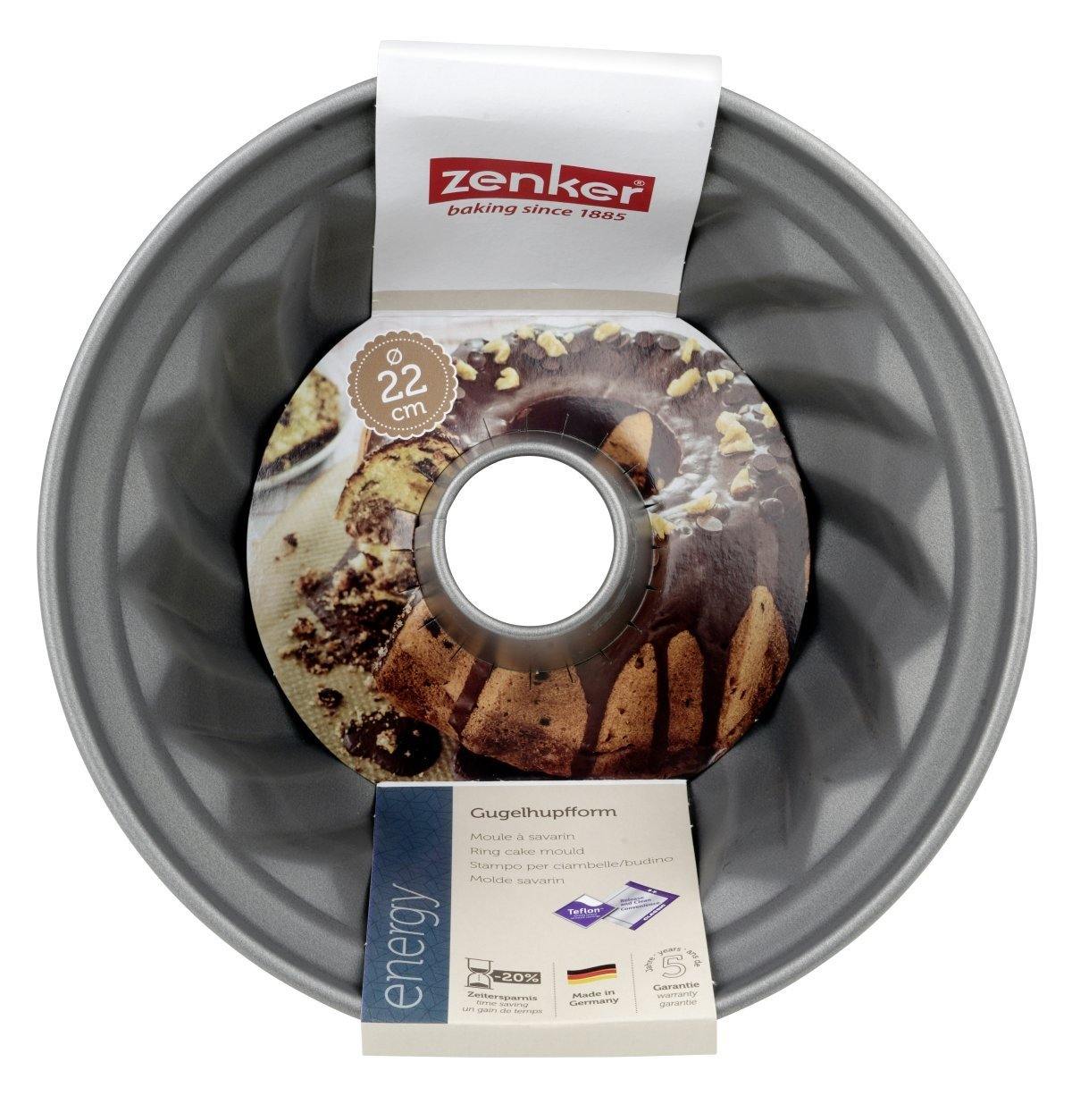 Zenker "Energy" Rin-Cake-Tin, Anthracite Silver, 23X11.5 cm - Whole and All