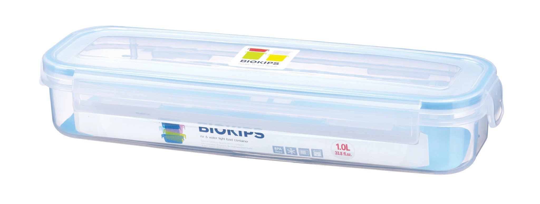 Komax Biokips Rectangular Food Storage Container, 1 L