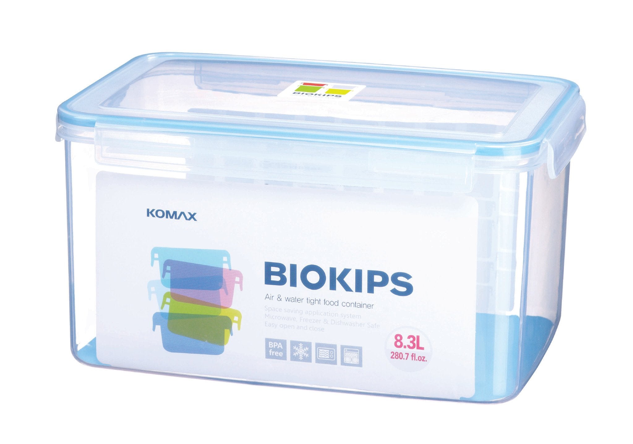 Komax Biokips Rectangular Food Storage Container, 8.3 L
                Komax Biokips Rectangular Food Storage Container, 8.3 L