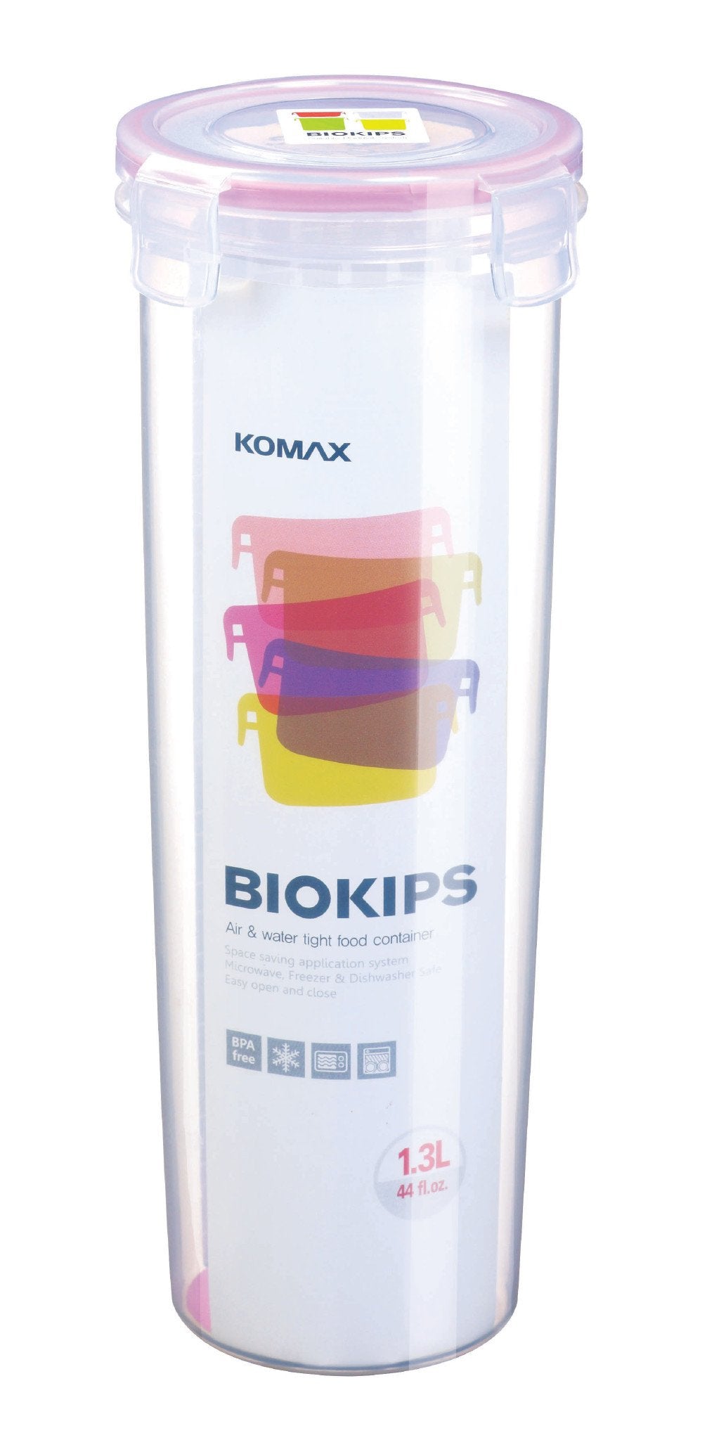 Komax Biokips Round Food Storage Container, 1.3 L
                Komax Biokips Round Food Storage Container, 1.3 L
