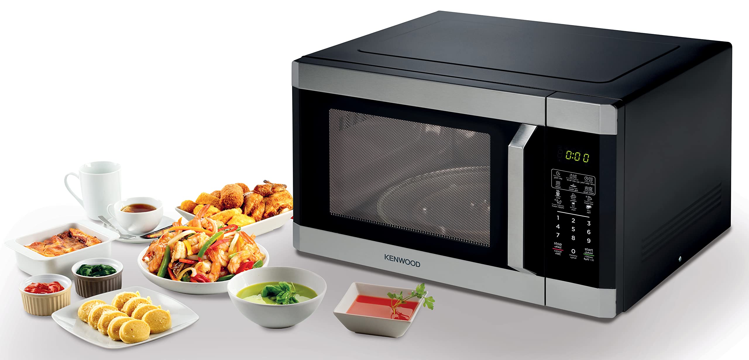 فرن ميكرويف من كينوود سعة 42 لتر MWM42.000BK ، 1100 وات