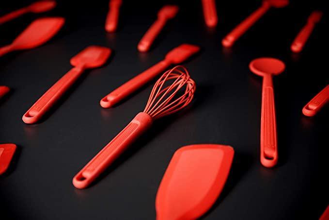 Dr. Oetker "Flexxibel Love" Silicone Dough Scraper Big, Red, 28X6 Cm - Whole and All